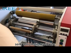 Easy Using Semi Automatic Aluminum Foil Slitter Rewinding Machine