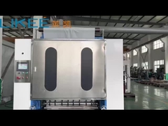 Fully Auto Plastic Film Interlocking Pop Out Sheet Machine With Calcium Carbonate