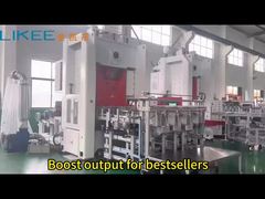 Maszyna T130 w akcji: Produkcja 1-na-3 dla amerykańskich pół/głębokich patelni