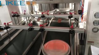 Maszyna do produkcji okrągłych pojemników z folii aluminiowej LK-T80