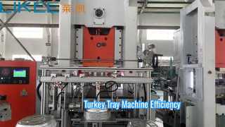 Maszyna do produkcji tacek z indyka z folii aluminiowej LK-T80