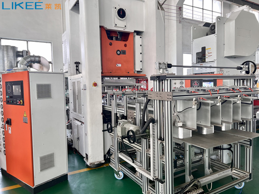 Maszyna do produkcji pojemników z folii aluminiowej z mechanicznym źródłem zasilania, 5 gniazd, 80 ton