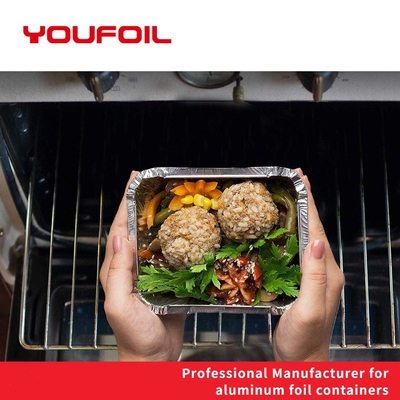 kupować Jednorazowa aluminiowa taca do kuchenki mikrofalowej 1 LB dla restauracji online manufacture