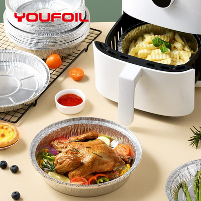 kupować Jednorazowy aluminiowy pojemnik na żywność 8 cali do frytkownicy online manufacture