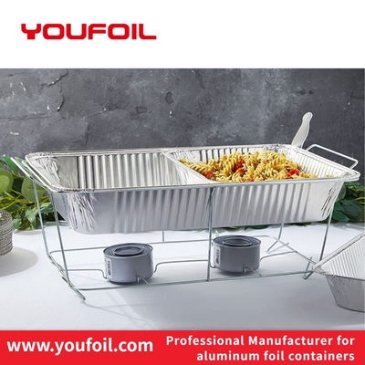 kupować Proekologiczny prostokątny pojemnik z folii aluminiowej, pełny rozmiar, do grillowania online manufacture