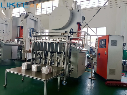 kupować ISO Automatyczna maszyna do produkcji pojemników z folii aluminiowej, 5 gniazd online manufacture