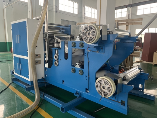 kupować Maszyna do składania folii aluminiowej typu V, składana w sposób przeplatany, 27 kW, wydajna, automatyczna, do wykrawania folii online manufacture