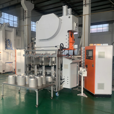 kupować W pełni automatyczna linia produkcyjna pojemników z folii aluminiowej 19,8 kW, 12000 sztuk/godzinę dla surowca stalowego online manufacture