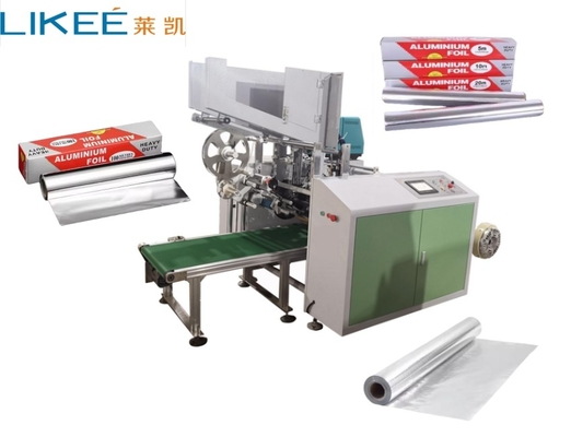 kupować LKWD-450 House Aluminum Foil Rewinding Automatic Machine with Mitsubishi PLC online manufacture