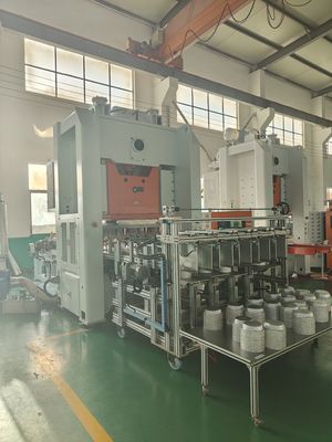 kupować Maszyna do tworzenia pojemników z folii aluminiowej Kolor srebrny prostokątny 8389 Pokrycie talerz z jedzeniem online manufacture