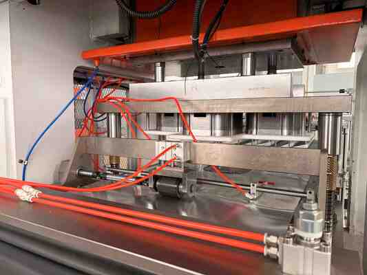 kupować LK-T80 Prostokątny aluminiowy pojemnik na folię, pofałdowana ściana, jednorazowy pojemnik na żywność, maszyna online manufacture