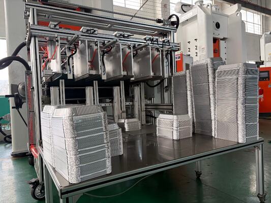 kupować LK-T80 Automatyczna maszyna do wytwarzania pojemników jednorazowych 450 ml z aluminium online manufacture