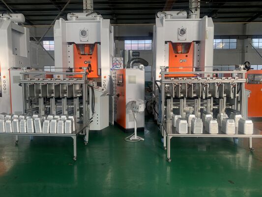 kupować H-Type Frame Aluminium Foil Container Machine z inteligentnym sterowaniem dla wysokiej wydajności wieloworkowej produkcja online