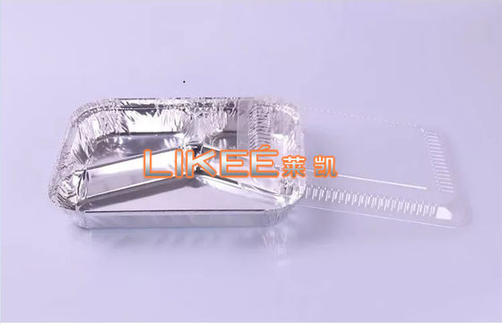 kupować Srebrny Kolor 1800ml Aluminiowy Pojemnik na Żywność z Wieloma Przegródkami online manufacture