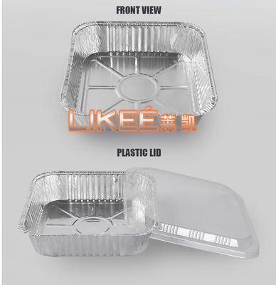 kupować Pojemnik na żywność z folii aluminiowej 250ml do grillowania z przezroczystymi pokrywkami online manufacture