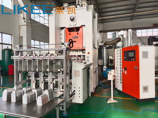 Mitsubishi PLC Easy Using Steel Aluminium Foil Plate Making Machine dla jednorazowego naczynia stołowego