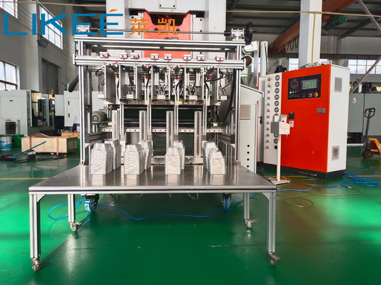 T80 Aluminum Foil Pan Pressing Machine 12000PCS Per Hour Siemens Controlled Motor 4 Cavities