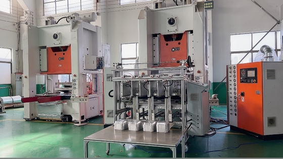 LK-T80 Maszyna do wykrawania pojemników na żywność z folii aluminiowej, silnik Siemens, linia produkcyjna