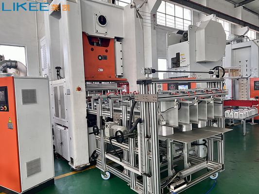 80 Ton Ciśnienie Automatyczny Typ Aluminium Foil Box Making Machine Srebro Foil Making Machine