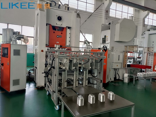 Niestandardowa konstrukcja 80 ton Mitsubishi PLC Maszyna do produkcji tacek z folii aluminiowej
