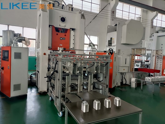 Konfigurowalna elektryczna maszyna do produkcji aluminiowych tacek typu H Frame