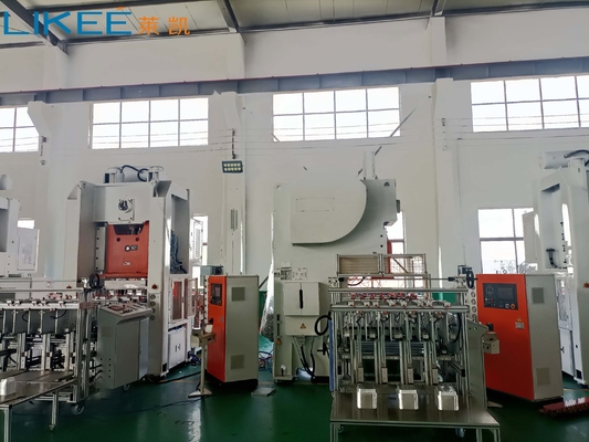 LK-T63 Maszyna do produkcji pojemników z folii aluminiowej, elektronicznie sterowane podawanie folii, rama C
