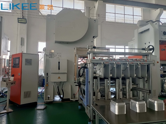 Japonia Mitsubishi PLC Aluminium Foil Container Making Machine z certyfikatem ISO14001