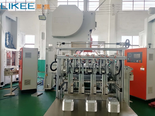 Automatyczna maszyna do produkcji aluminiowych tacek z kompresorem 19,8 kW