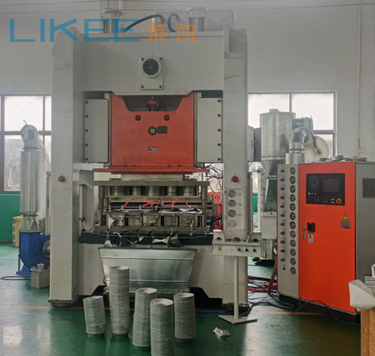 Wysokiej prędkości automatyczna maszyna do tworzenia tacy z folii aluminiowej LK-T130 z długą żywotnością