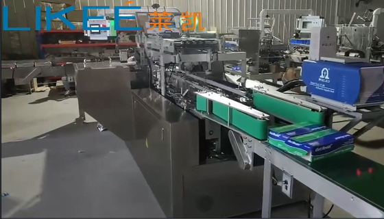 10-50 pudełek/min PLC sterowana folia aluminiowa automatyczna maszyna do pakowania do kartonu