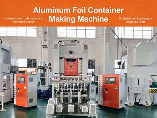 Maszyna do produkcji pojemników z folii aluminiowej LK-T80 o wysokiej wydajności 12 000 szt./godz., pojemności prasy 80 ton i żywotności 10 lat